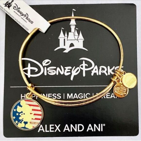 ✨ Alex and Ani Americana Mickey Mouse Bracelet, NWT! ✨ - Picture 1 of 6